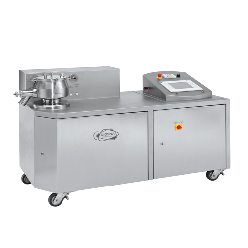 Laboratory unit for mixing, granulating, and vacuum drying