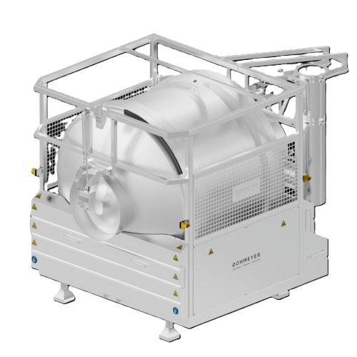 Cryogenic coating tumbler for ready meal components