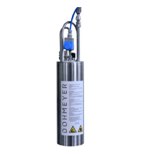 In situ dry-ice snow generator for food and pharma applications