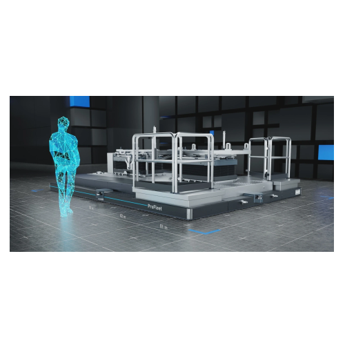 Compact Agv for trolley towing and load transport