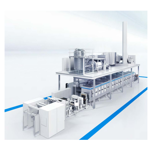 Battery electrode coating line