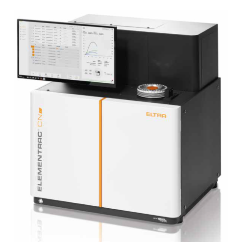 Carbon/nitrogen analyzer for organic samples