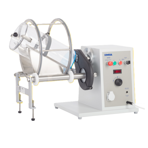 Drum hoop mixer for uniform three-dimensional mixing