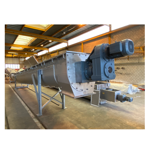 Screw heat exchanger for efficient thermal processing