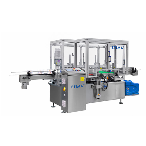 High speed wraparound label applicator for cylindrical containers