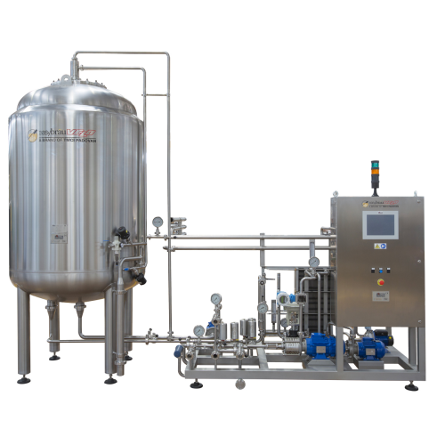 Flash pasteurizer for beer brewing