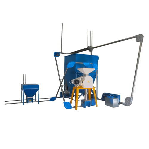Malt transport and milling system for breweries