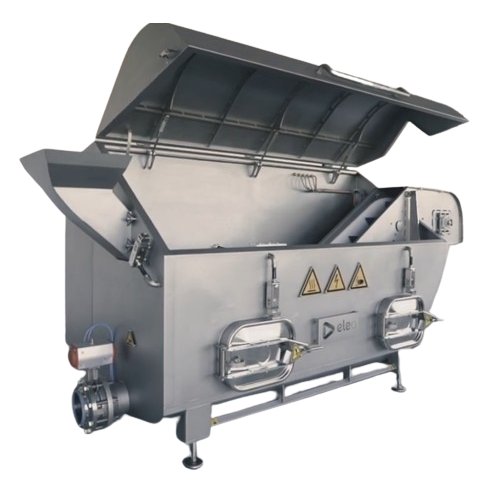 Compact pulsed electric field treatment for french fries