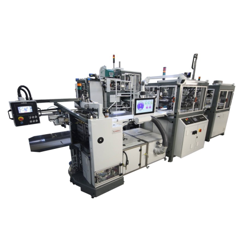 Medium to large-size box making line