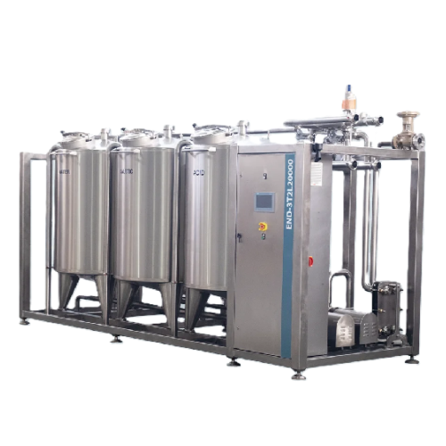 Automated cleaning in place (cip) systems for beverage processing