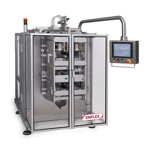 High-speed multi-lane flat pouch packaging system