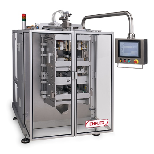 Multi-lane vertical pouching solution for pharma industry