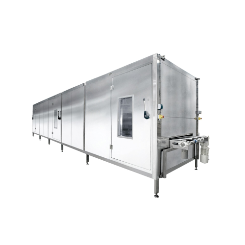 Cooling tunnel for confectionery extrusion