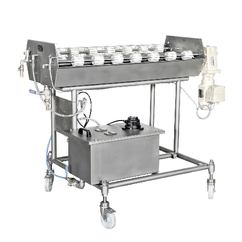 Waxing station for confectionery products