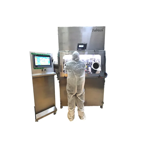 Liquid dispensing isolator for sterile environments