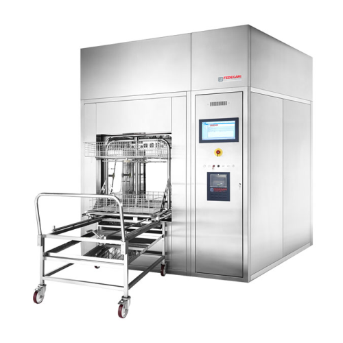 Industrial steam washer for pharmaceutical and food industry