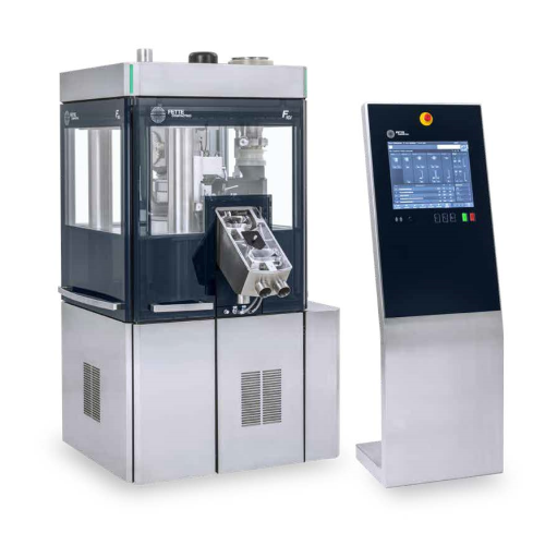 Industrial tablet press for high output production