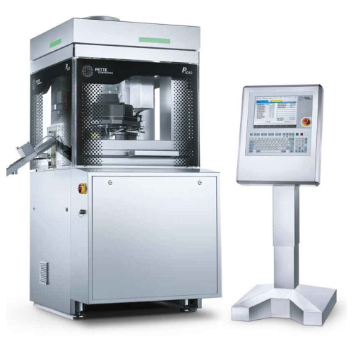 High performance tablet press for large batches
