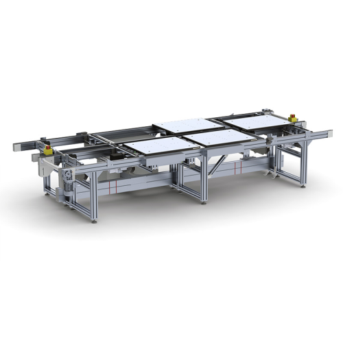 Twin track conveyor for heavy load applications