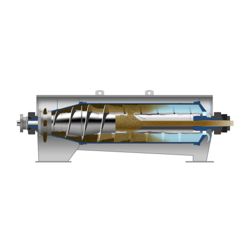 Decanter centrifuge for wastewater treatment
