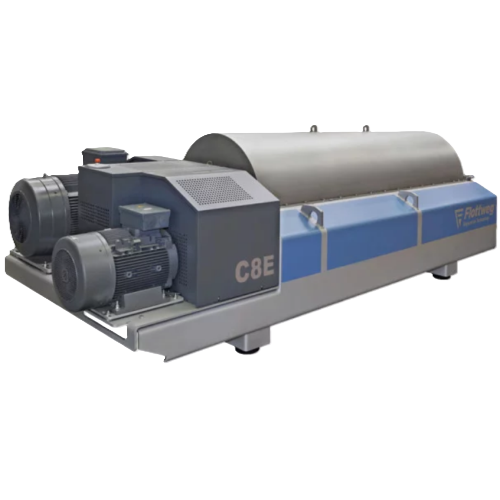 Centrifuge for sewage sludge dewatering
