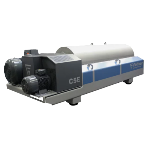 Centrifuge for thickening sewage sludge