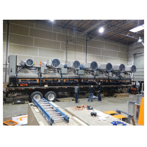 Downdraft dryer for biomass drying