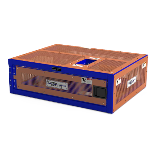 Micro-scale rotary shear for particle size reduction