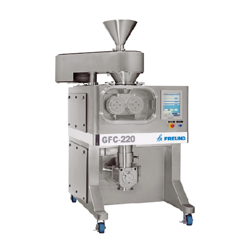 Roll compactor system for dry granulation