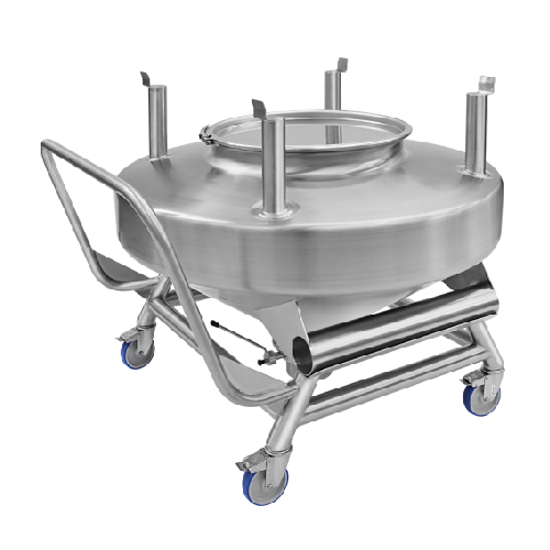Ibc tablet bins for pharmaceutical storage and handling