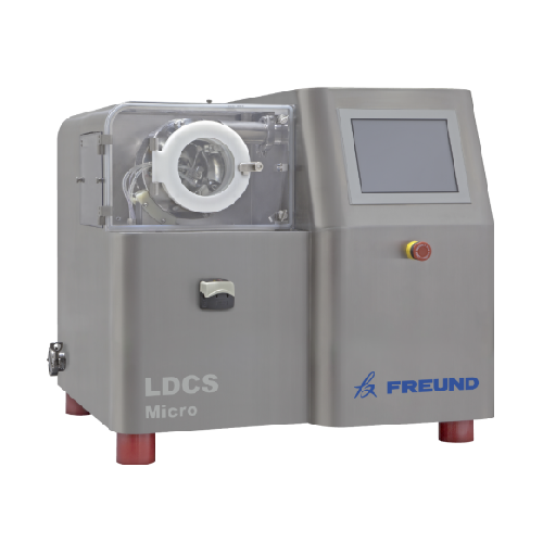 Laboratory film coating system for development and clinical batches