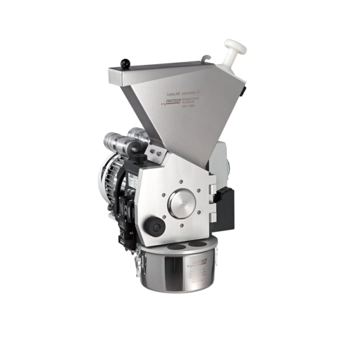 Cutting mill for dry sample comminution