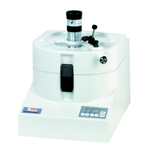 Laboratory mortar grinder for wet and dry grinding