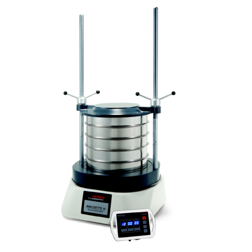 Heavy duty analytical sieve shaker for coarse-grained materials