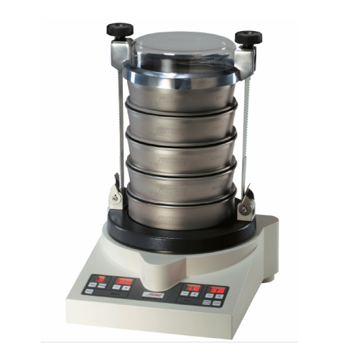 Vibratory sieve shaker for precise particle size distribution