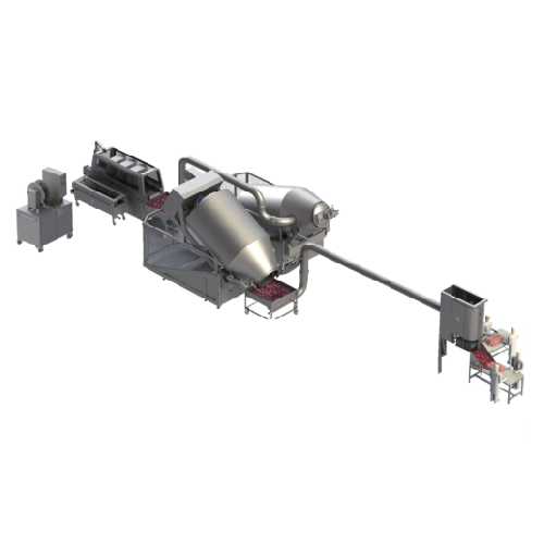 Vacuum filling system for automated food production