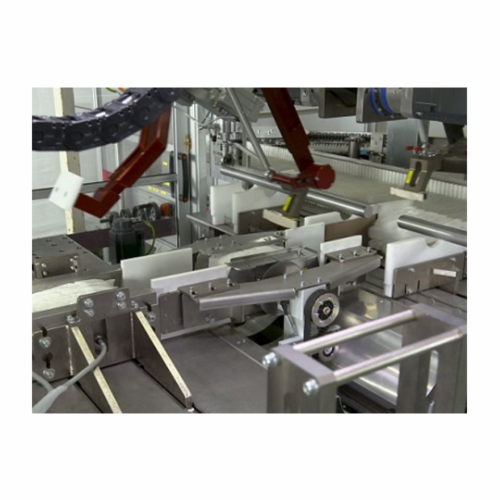 Stacking and bagging system for baby diapers