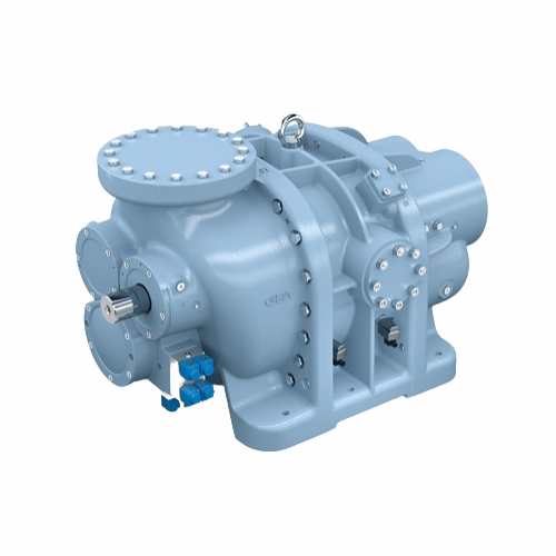 Industrial screw compressor for various refrigerants