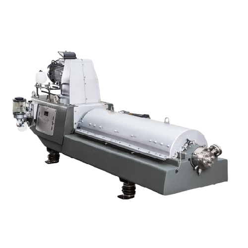 Decanter centrifuge for chemical and mineral processing