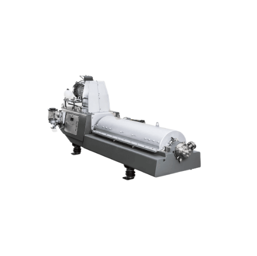 Clarifying decanter for chemical processing