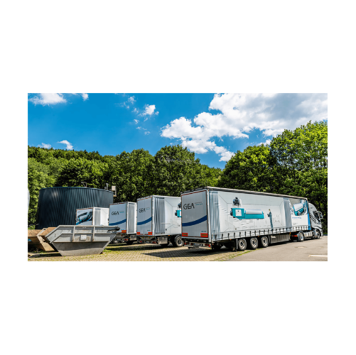 Mobile decanter systems for sludge treatment