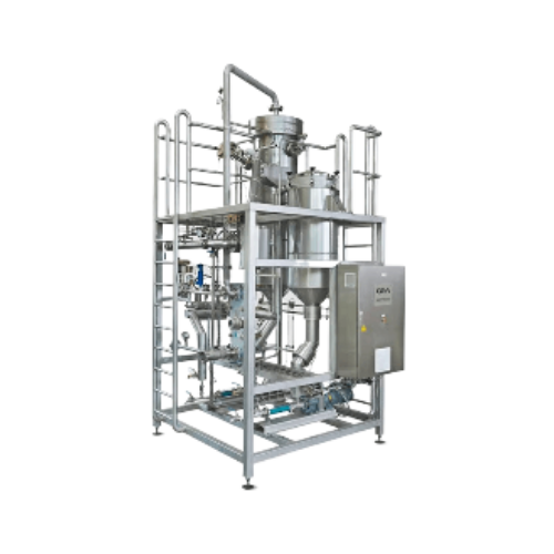 Sterilization of concentrated food products using direct steam