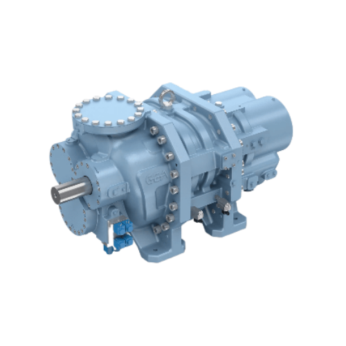 High-pressure compressor for ammonia heat pumps and gas applications