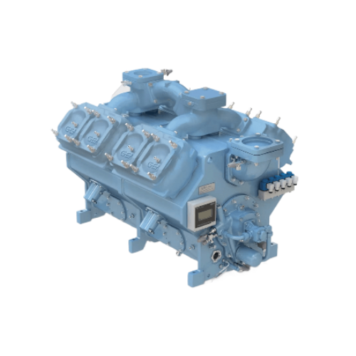 Industrial refrigeration reciprocating compressor