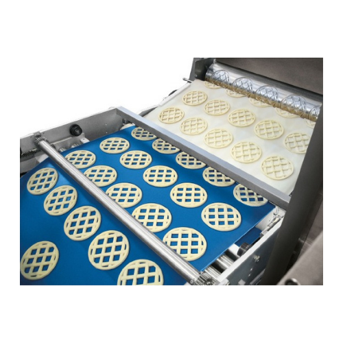 Rotary moulder for pie lids and lattices