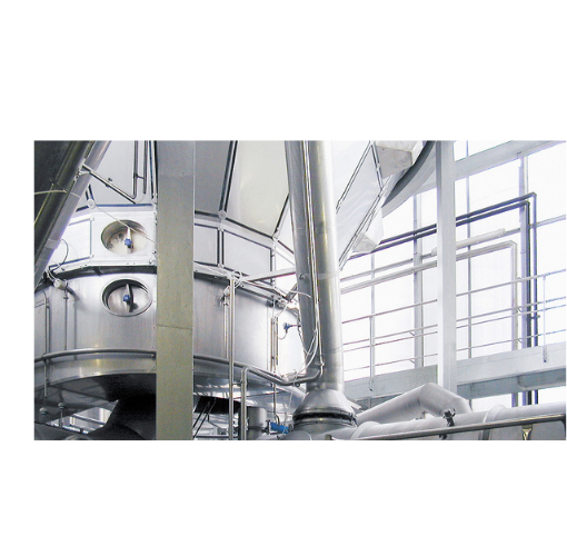 Spray dryer for whey and milk powders
