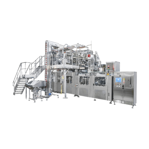 Aseptic filling system for milk-based drinks