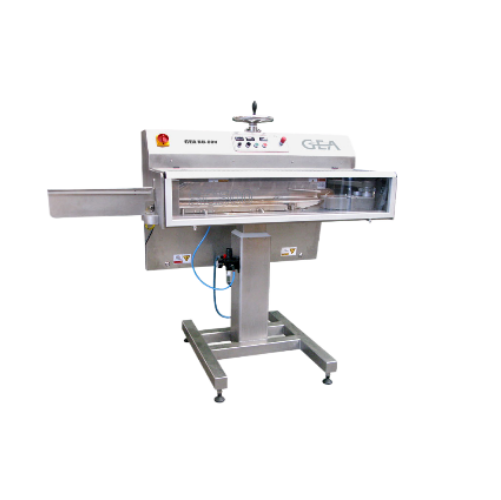 Continuous heat sealer for fold-top bags