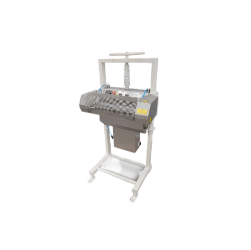 Static heat sealer for multi-wall kraft bags