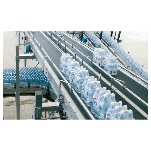 Pack conveyors for secondary packaging